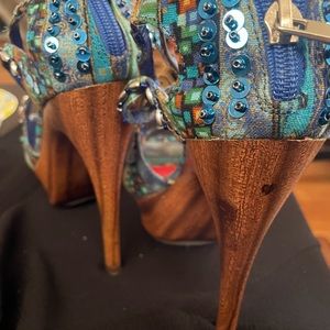 Ladies Minx Me High Heels/platform, Bohemian Size 8